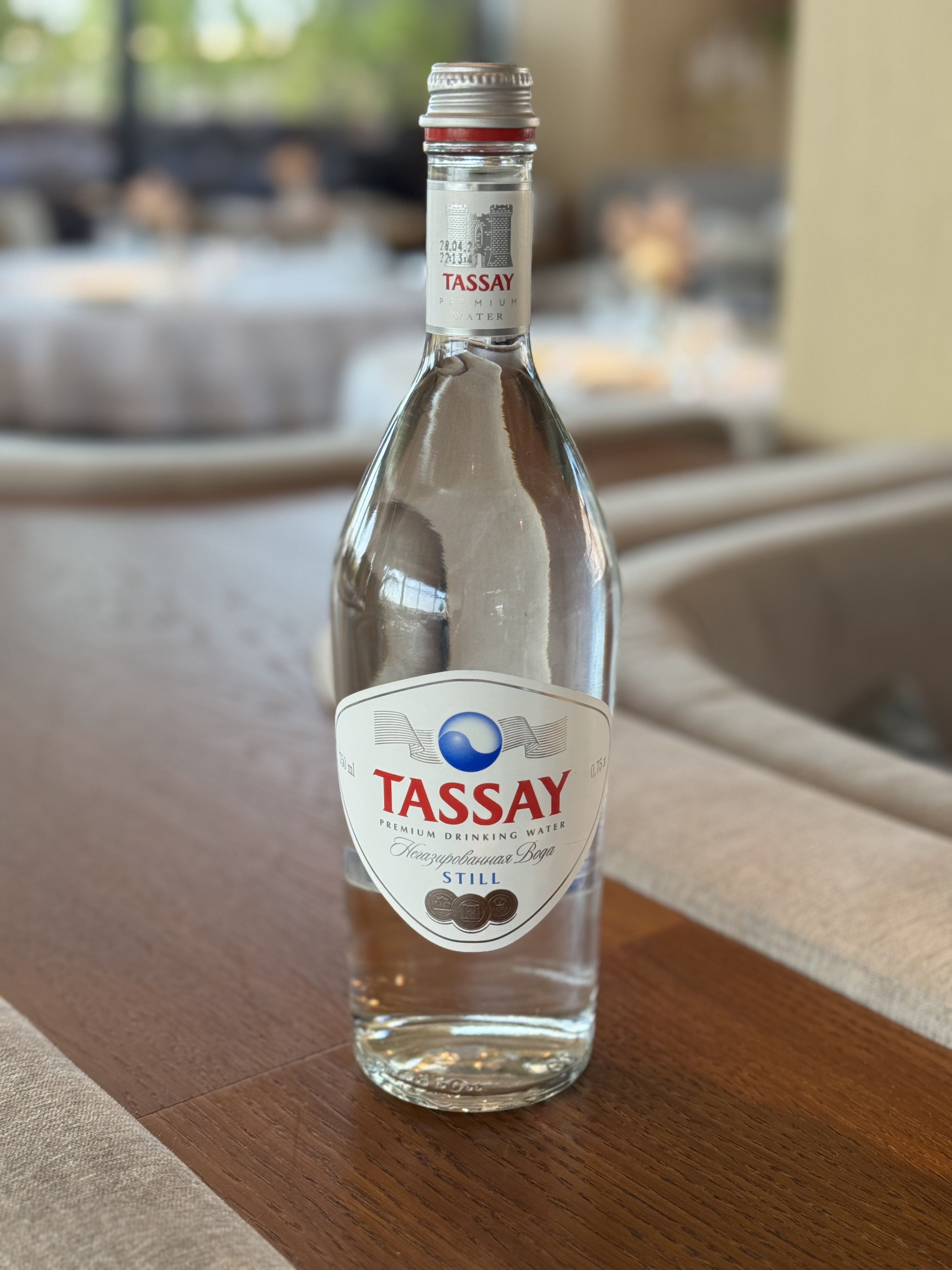 Вода Tassay без газа 0,75